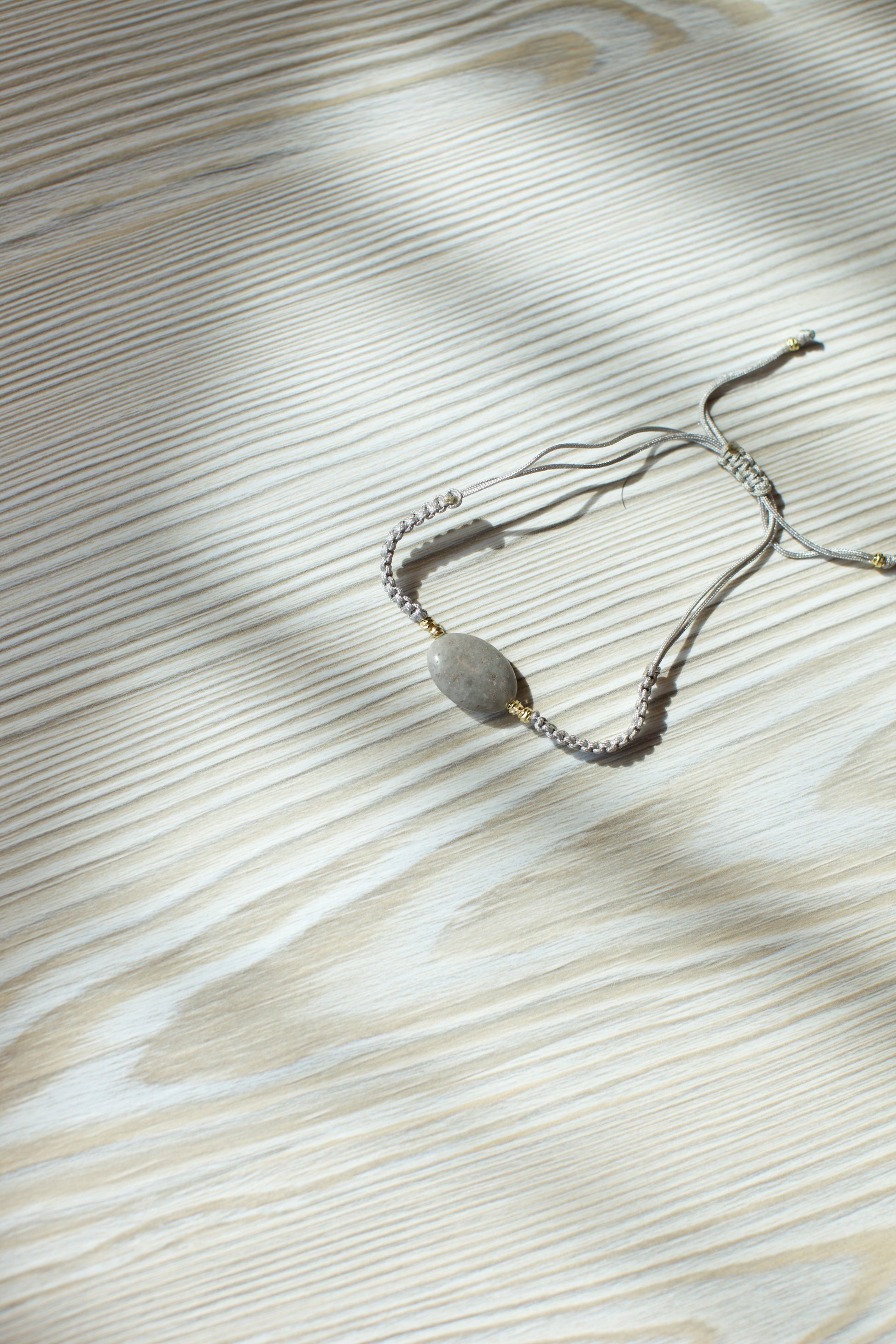Bracelet Pierre Naturelle Rawnak al-Layl Marbre Gris