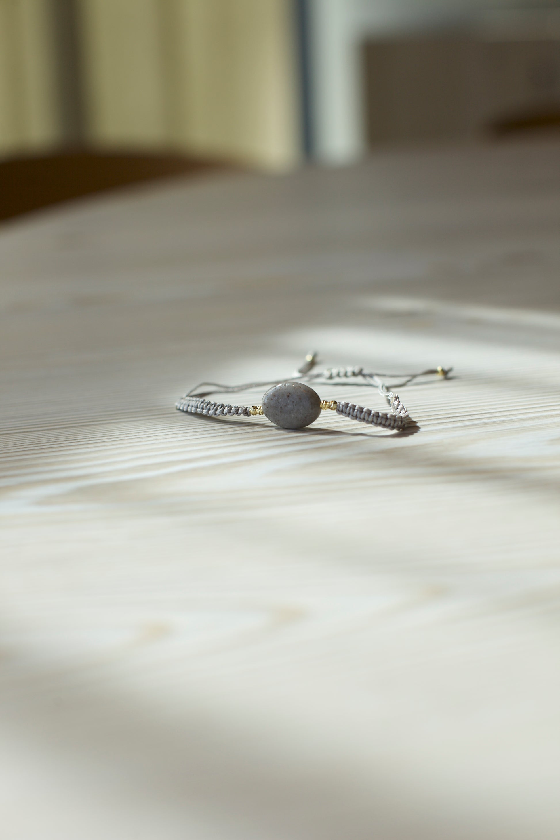 Bracelet Pierre Naturelle Rawnak al-Layl Marbre Gris