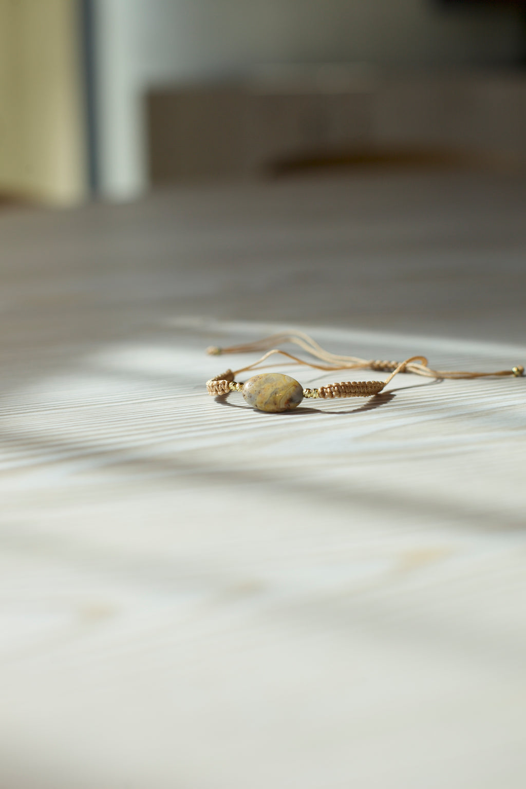 Bracelet Pierre Naturelle Rawnak al-Layl Marbre Brun