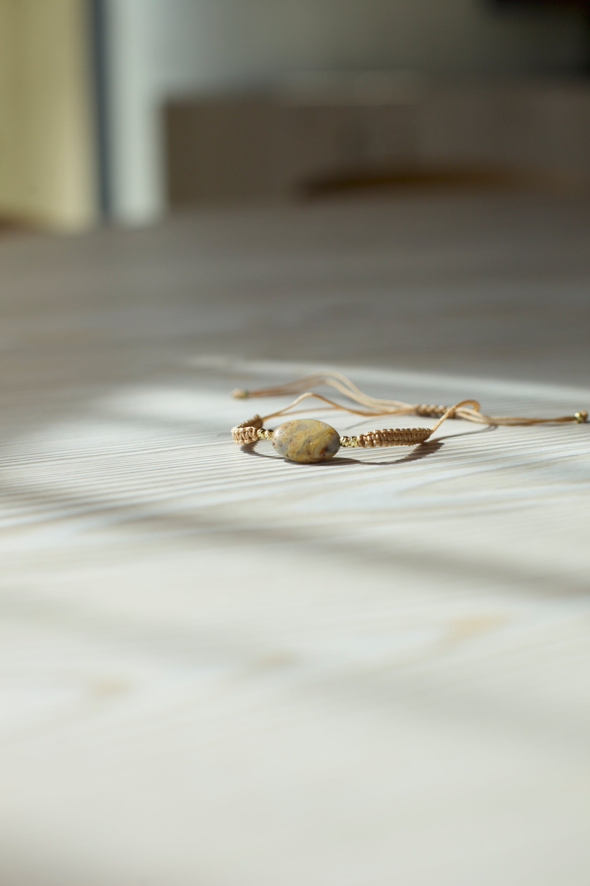 Bracelet Pierre Naturelle Rawnak al-Layl Marbre Brun