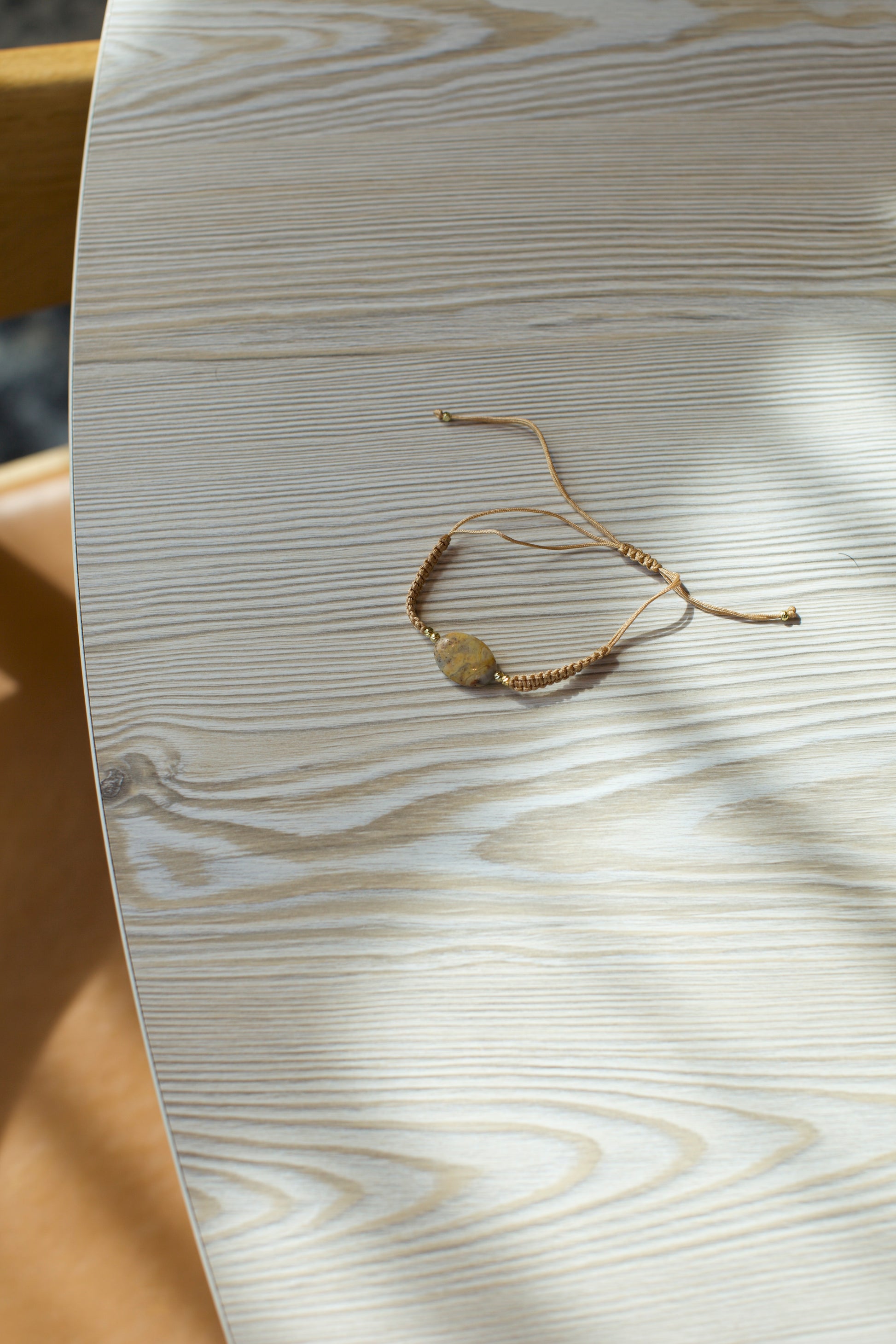 Bracelet Pierre Naturelle Rawnak al-Layl Marbre Brun
